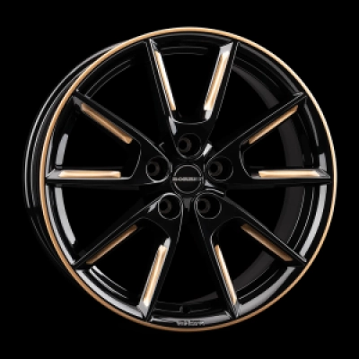 Borbet Borbet LX18 8x18 5x112 ML 57,1 black glossy gold spoke ri