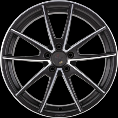 EtaBeta MANAY 9x20 5S2 ET45 5x130 Black Matt Full Polish Einteil